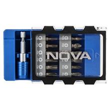 مجموعه 13 عددی سری پیچ گوشتی نووا مدل NTS 1325 Nova NTS 1325 Screwdriver Set 13 PCS